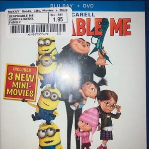 Despicable Me Blu Ray + DVD